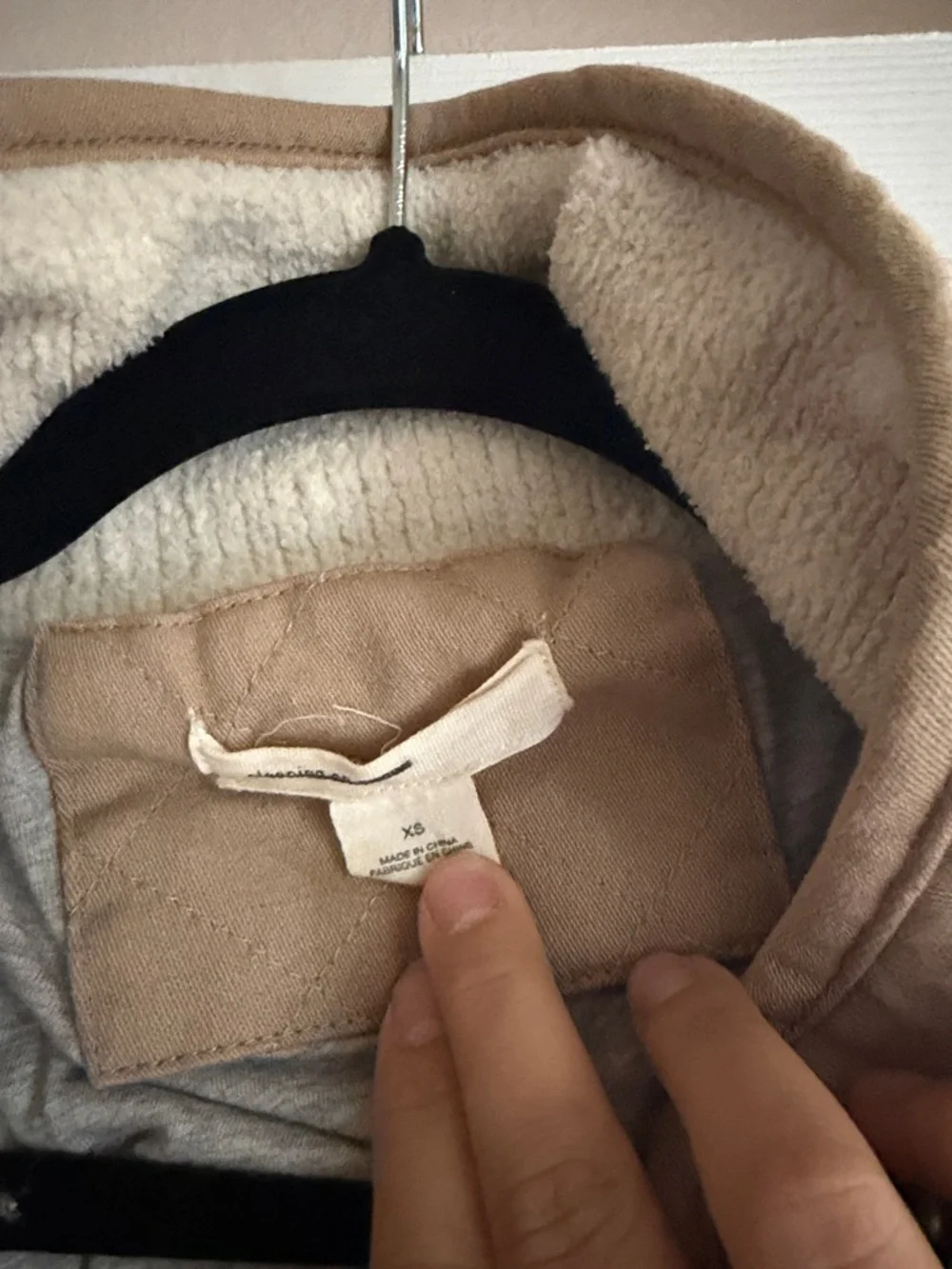 Sleeping on Snow Anthropologie Cream & Tan Contrast Women's Jacket - Picture 10 of 15